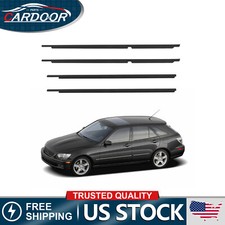 4x Door Window Belt Trim Molding Front Rear Set For 2001-2005 Lexus Is300 4x Door Window Belt Trim Molding Front Rear Set For 2001-2005 Lexus Is300