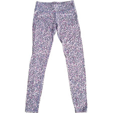 Ivivva Girls 14 Full Length Rythmic Tight Legging Floral Ink Dot Spot Lululemon