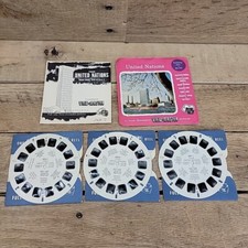 United Nations New York USA View-Master 3 Reels Booklet View Master 420-A B C