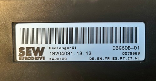SEW Eurodrive MDX61B0014-5A3-4-00 / DBG60B-01 kostenloser Versand - Bild 7 von 7