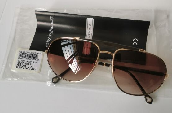 n Ermenegildo Zegna Aviator SUNGLASSES SZ3251 568 Authentic Rare
