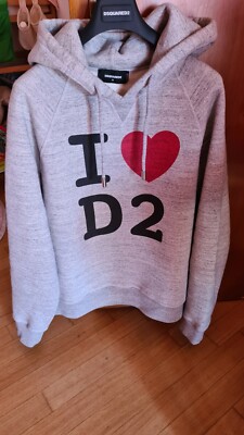 DSQUARED HOODIE I LOVE D2 