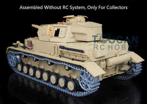 Henglong 1/16 German IV F Static Tank Model Metal 3858 W/O Battery RC System - Picture 5 of 7