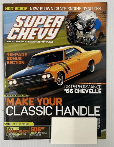 Lot of (9) SUPER CHEVY Magazines Various Years Camaro - Picture 5 of 5