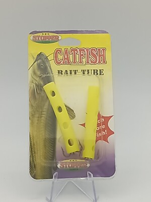 Catfish Stopper Lures Bait Tube Fishing Lure 2 Pack Yellow
