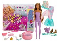 Barbie Color Reveal Mermaid Doll + Accessories Play Set GXV93 Mattel