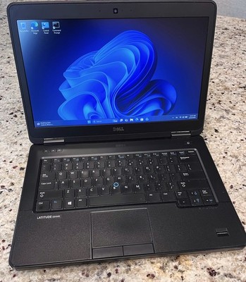 Dell E5440 Laptop Core i5 500GB HDD 8GB Win 11 Pro Fingerprint Scan-Secure Login
