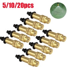 5/10/20PCS Adjustable Misting Nozzles Spray Sprinkler Set for Garden
