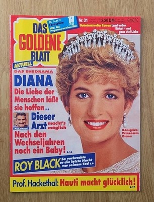 DGB 31 (22.7.1992) DIANA/Roy Black/Gina Lollobrigida/Pierre Brice/Amadeus August