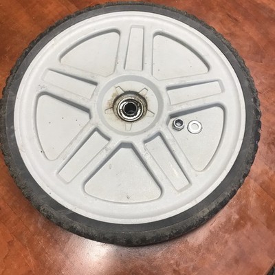 Use OEM Part 12  Rear Wheel For Yard Force YF22-3N1SPVS-SC 22  Self Lawnmower