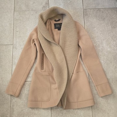 Mackage Camel Bessie Wool Coat Sz XS Winter Quiet Luxury *Flaw