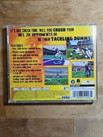 NFL 2K (Sega Dreamcast, 1999) Football Game CIB - Fast Shipping - Authentic 