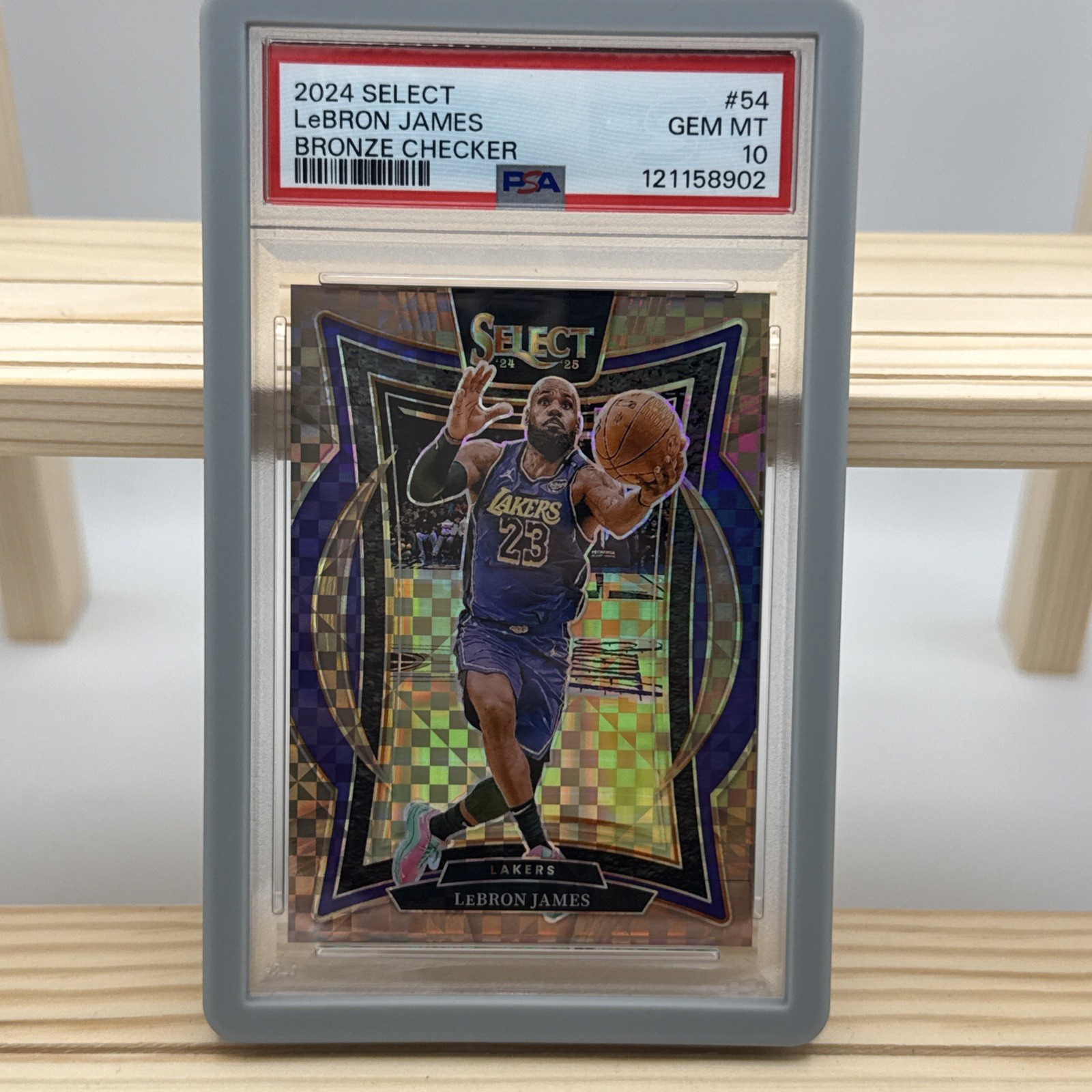 2024-25 Panini Select - Concourse LeBron James #54 Bronze Checker Prizm /49 🔥📈