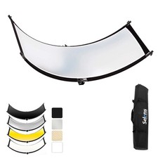 Curved Reflector Clamshell Light Reflector/Diffuser, 24x70 inches Photography...