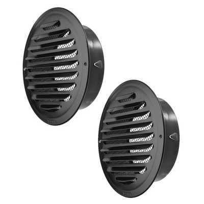 OGANAZI 2PCS 6 Inch Stainless Steel Air Vents Round 6-inch (150MM) -2 Pack 