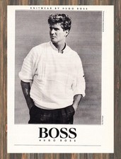 Hugo Boss - Reklame Werbeanzeige Original-Werbung 1985 (6)