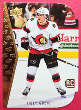 2021-22 Upper Deck Series 1 Hockey - ROOKIE GOLD - Ridly Greig #RDT-5