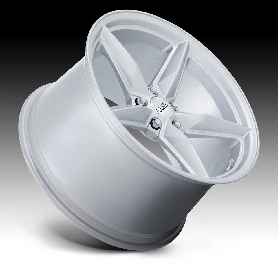 4/Foose F174 CF8 глянцевое серебро 20x11 5x120 43 мм (F174201113 + 43) - Изображение 2 из 3