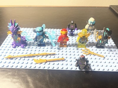 Lot Lego Ninjago Minifigures (Nya, Lloyd, Zane, Kalmaar Maaray Kai