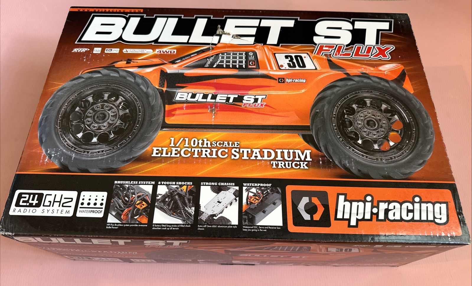 HPI Racing 101702 1/10 4WD Bullet ST Flux RTR Brushless Moto