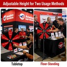 WinSpin 24" Floor Stand Modular Prize Wheel 12 Slots w/ 12Pcs Replacement Panels — photo 2