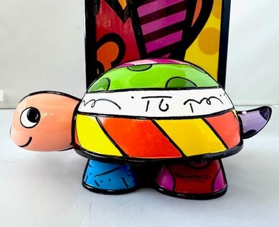 Britto Marina Collection Figurine & COA: TURTLE   Certificate ** NEW **