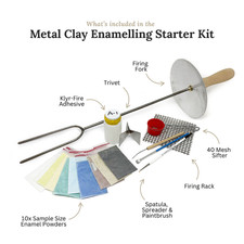 Enamelling Starter Kit Set for Metal Clay - Thompson Enamels