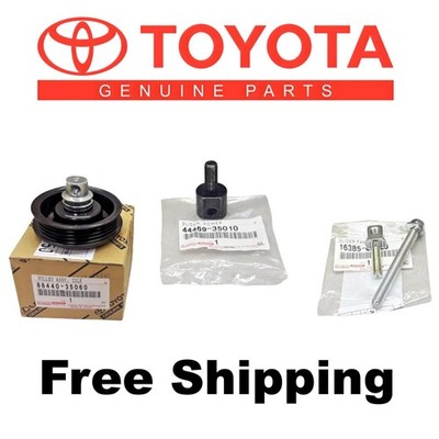 Toyota 4Runner Tacoma 5VZFE V6 Drive Belt Tensioner Adjuster 6pc Kit Genuine OEM