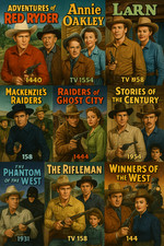 278 Western Movies Shows Colorized Public Domain 128 GB USB Flash, 350 Hrs