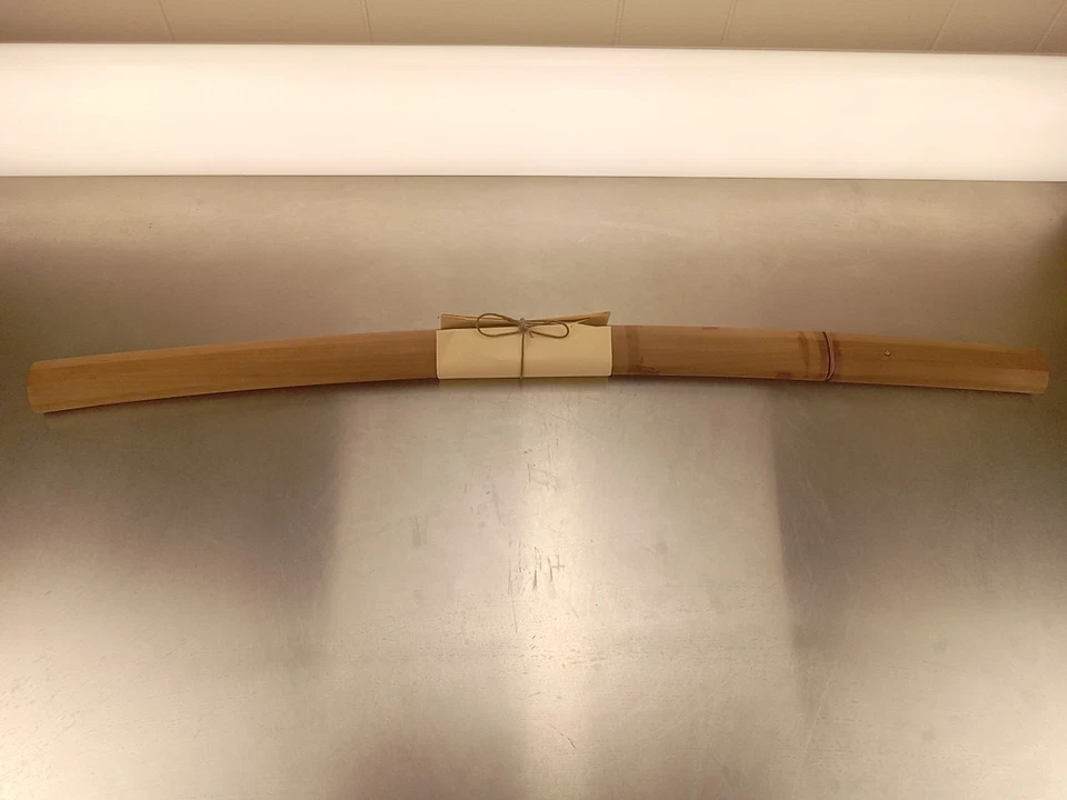 Antigua espada samurai wakizashi firmada Kanesumi hecha en la región de Mino Japón Foto 2 de 4