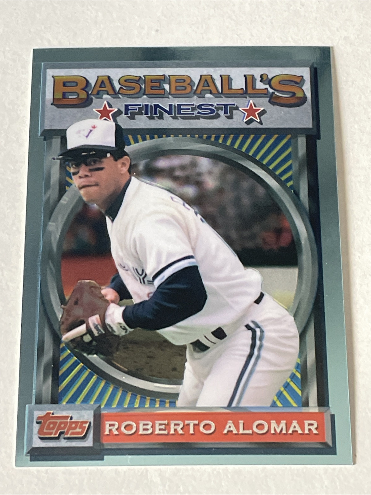 1993 Topps Finest Promotional Sample /5000 #88 Roberto Alomar Toronto Blue Jays