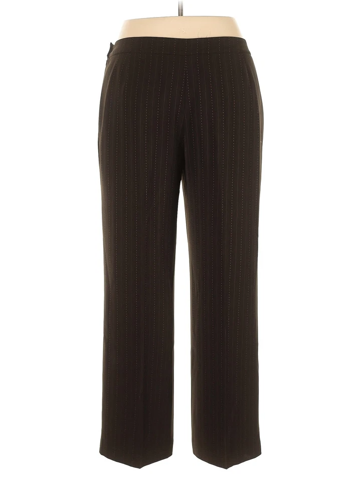 Pantalones informales Suit Studio para mujer marrón 14 Petites Foto 2 de 2