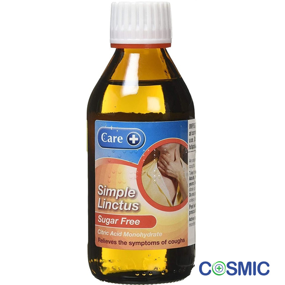 Care+ Simple Linctus Sugar Free Cough Syrup 200ml