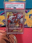 SM - Unbroken Bonds #194/214 Reshiram & Charizard GX (Full Art) PSA 9