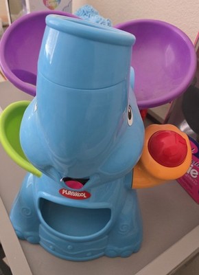 GENTLY USED Playskool Elefun Busy Ball Popper Elephant Toy w/ Balls & Batteries 