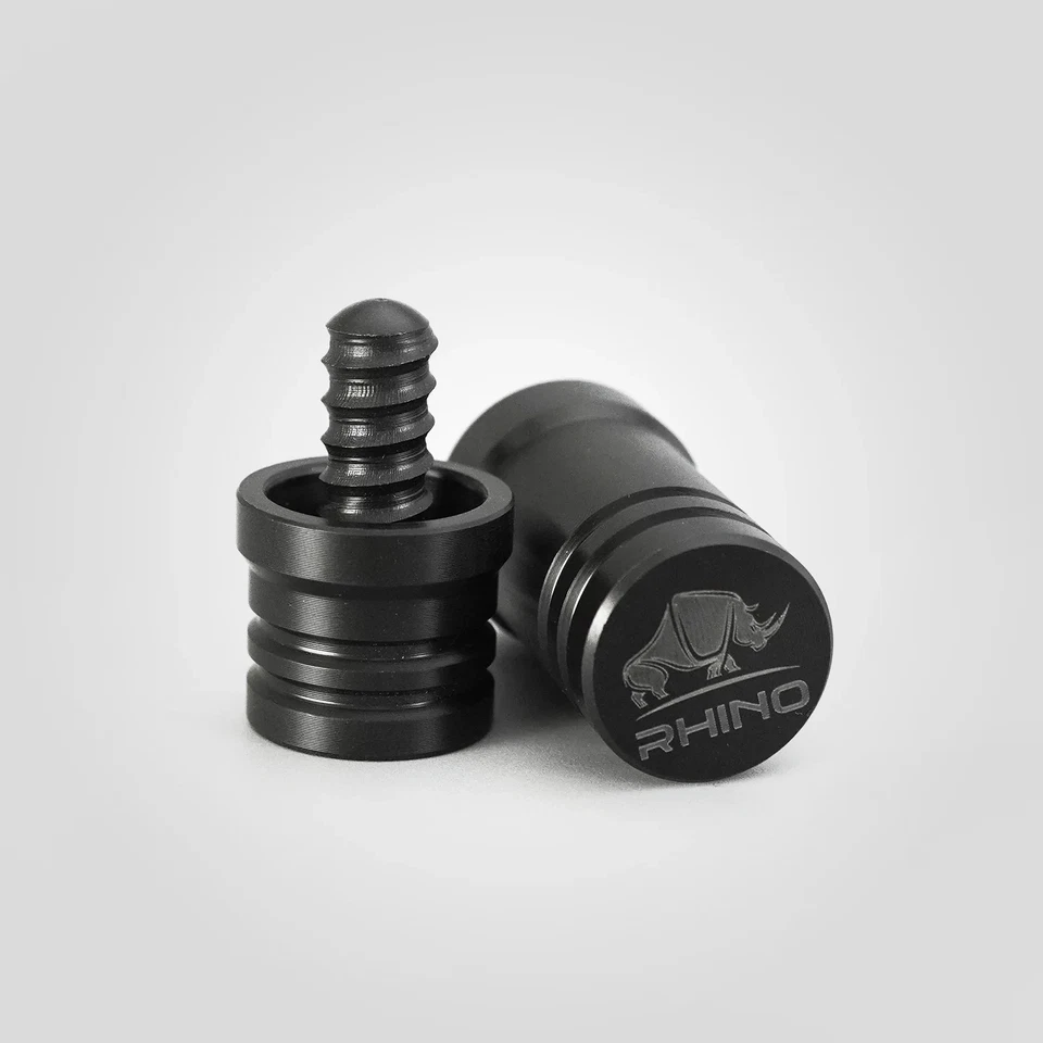 Rhino Joint Protector Set for your pool cue 3/8-8 Radial thread. Black