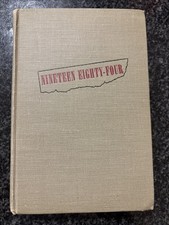 1984 Nineteen Eighty-Four TRUE 1ST AMERICAN EDITION George Orwell 1949 VG-