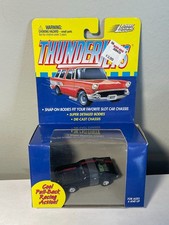 Johnny Lightning Ford Mustang Pullback ThunderJets HO Slot Car Body Black