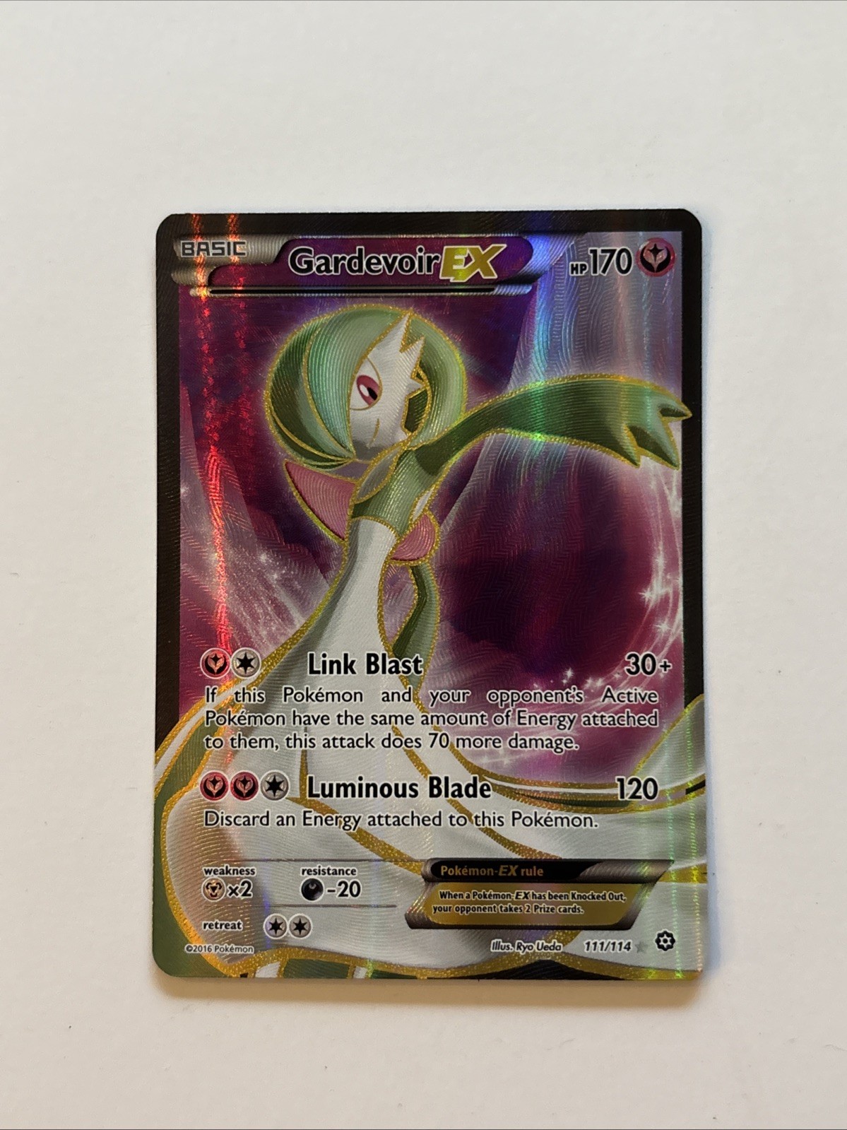 ** Gardevoir EX 111/114 XY Steam Siege NM Pokemon