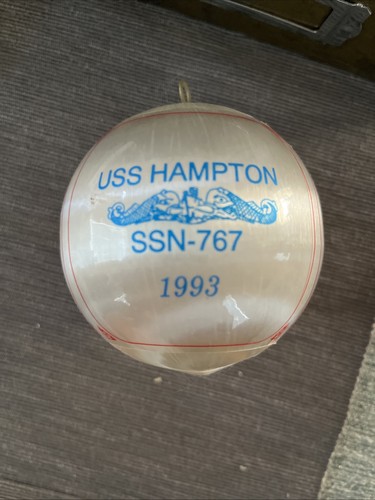 USS Hampton SSN-767 1993 Town Of Hampton NH Ornament 