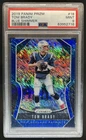 2019 Panini Prizm Tom Brady Blue Shimmer #/10 Patriots PSA 9