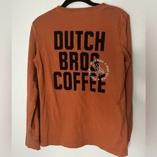 Dutch Bro’s Embroidered DB Logo Long Sleeve Size M