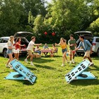 Yescom 335 Gal Pool Float Storage Bin with Bean Bag Toss Game Cornhole Board — photo 6