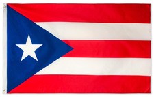 DANF Puerto Rico Flag 3x5 Foot Polyester Puerto Rican National Flags Polyeste...