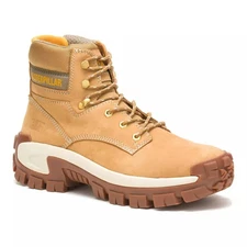 Caterpillar Invader Hi Steel Toe Work Boots Brown Honey Reset - Men's Sz 9.5-12