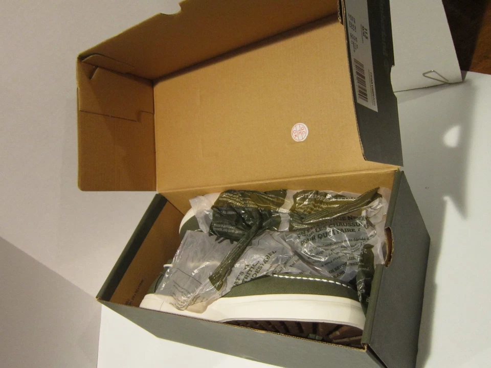 NIP TIMBERLAND "Union Wharf" Zapatos de Barco de Lona con Cordones Verde Oscuro Para Hombre 11.5 M Foto 4 de 4