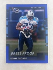 2017 Panini Donruss #213 EDDIE GEORGE Press Proof blue card FREE S&H! NM/M