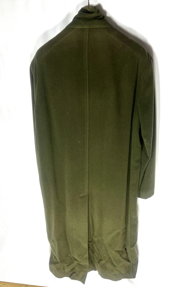 Giorgio Armani Le Collezioni Double Breasted Wool Overcoat 52R Made in Italy - Image 3 of 4