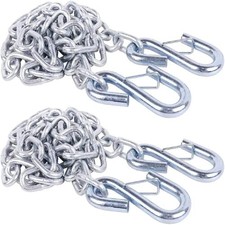 48 Trailer Safety Chain Kit Wdual 316 Hooks 2000lb 2 Pack 316 Inch