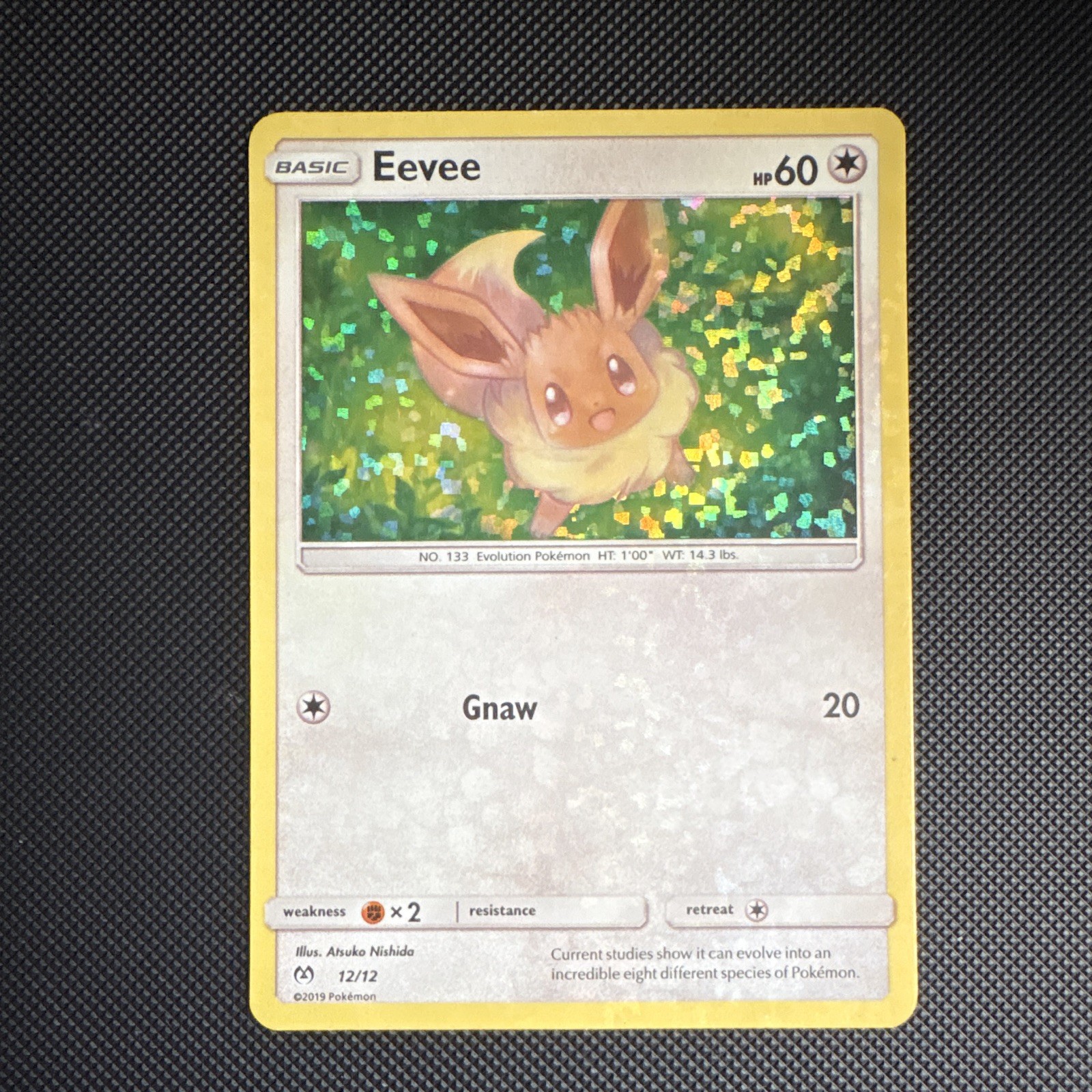 Eevee 12/12 McDonald’s Card 2019 Nm Condition
